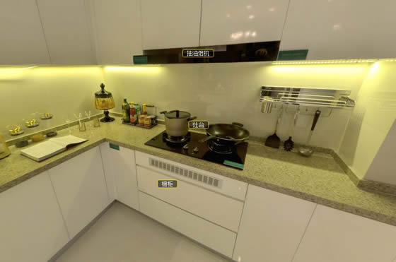 干凈的廚房,給人一種家的幸福